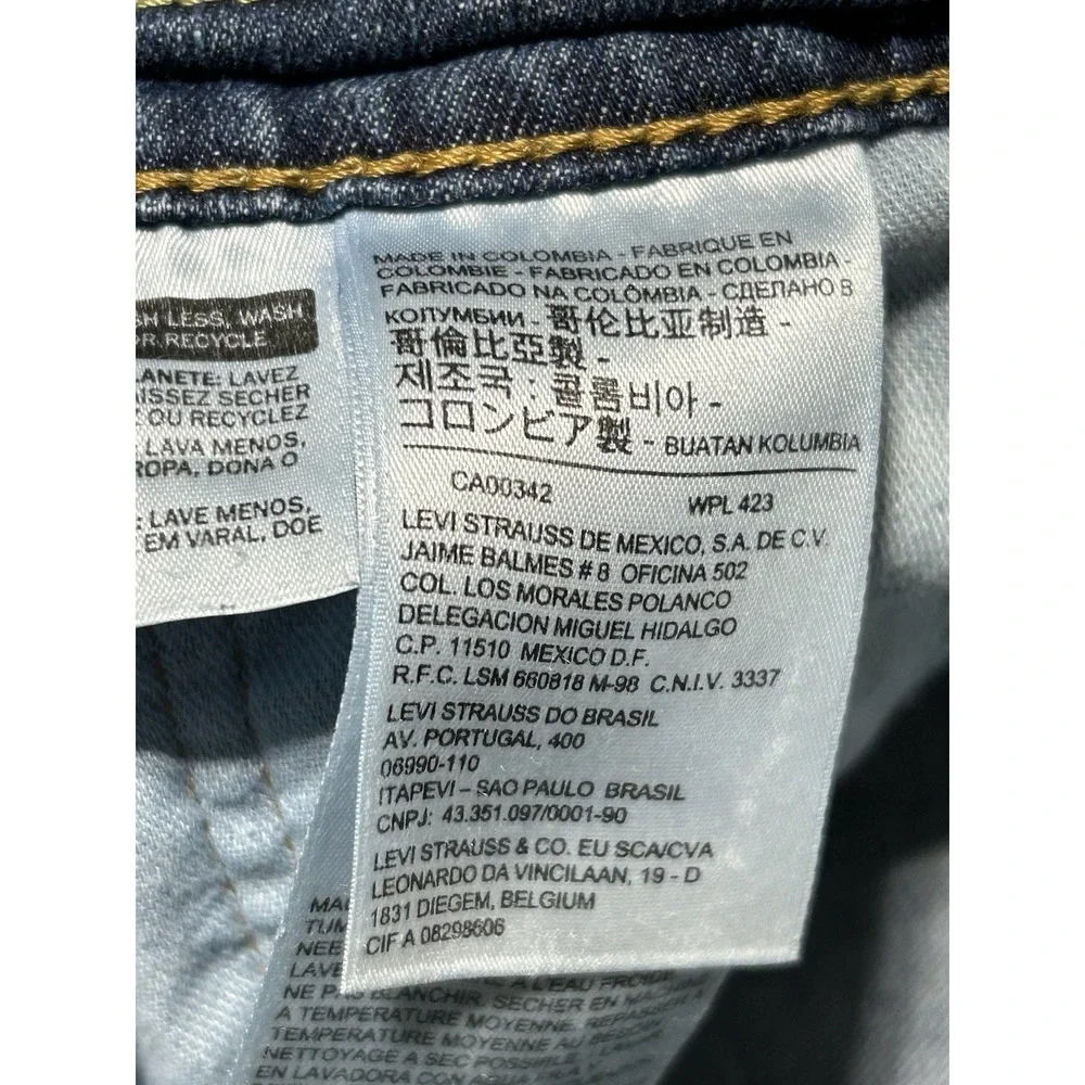 Levis 559 Relaxed Straight Leg Jeans Men 40x30 Blue Denim Cotton Dad‎ Jeans (2)
